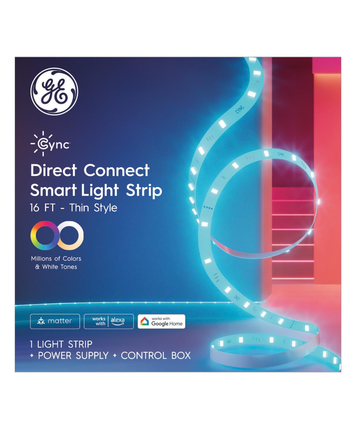 GE Cync Direct Connect Smart Light Strip - Thin Style; image 1 of 2