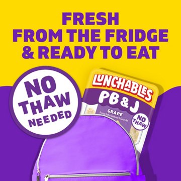 Lunchables Pb&J Peanut Butter Sandwich & Grape Dip, Pack