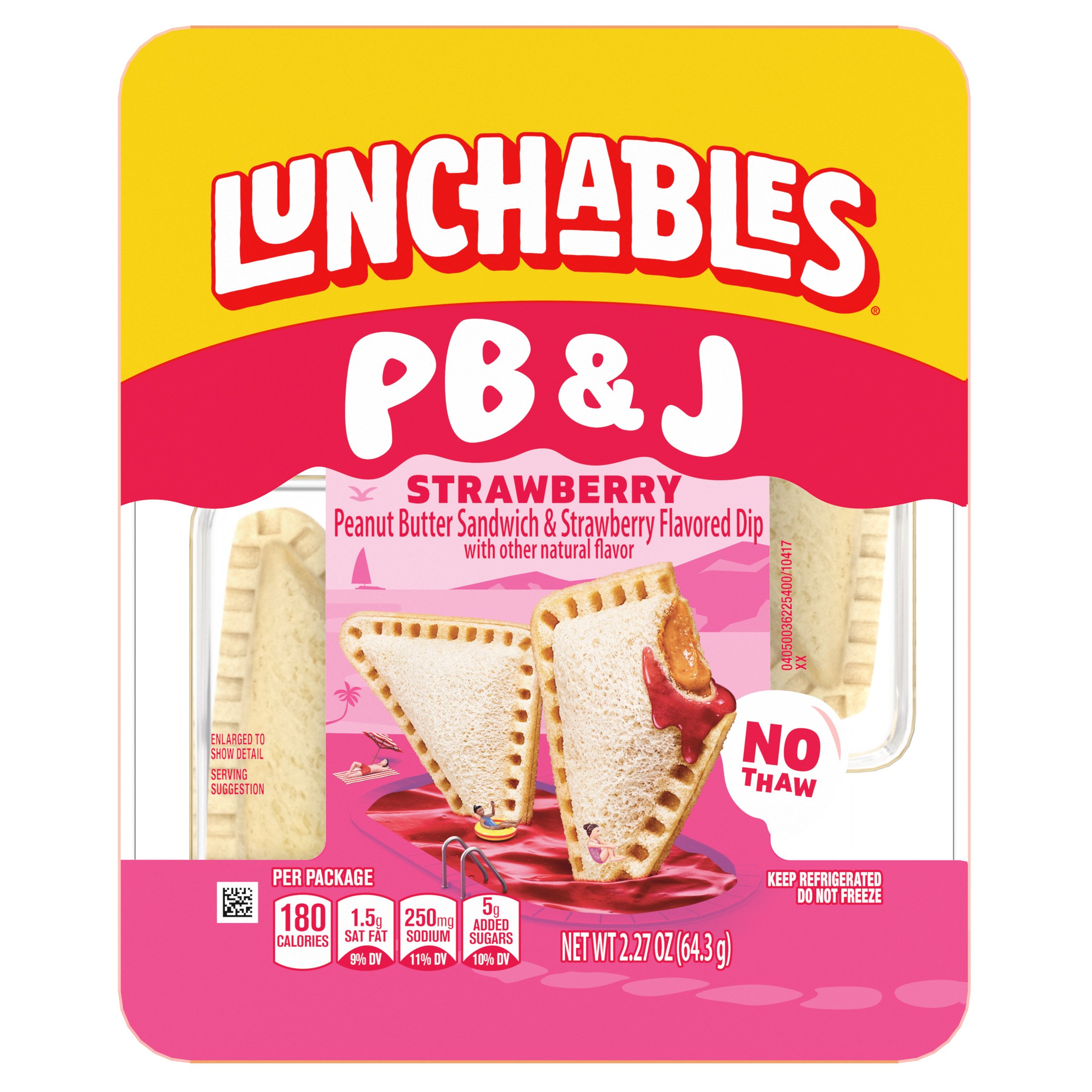 Lunchables Snack Kit Tray - Strawberry PB&J - Shop Snack trays at H-E-B