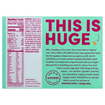 Goodles 16g Protein Shell We Dance Mac & Cheese, 9 oz
