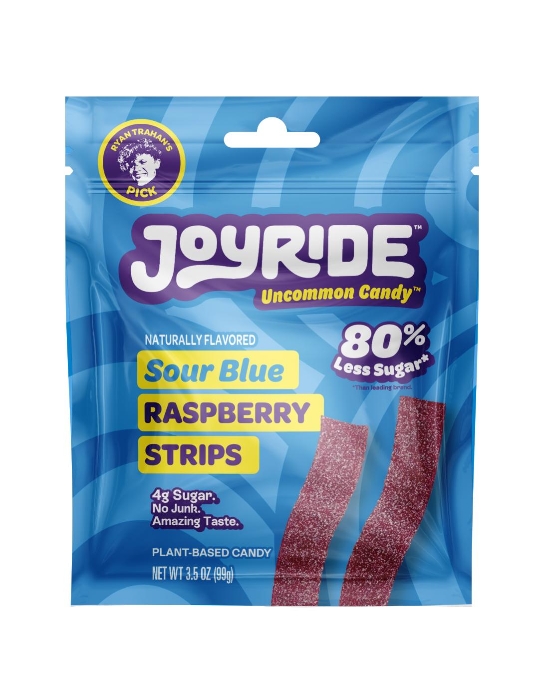 Joyride Sour Blue Raspberry Strips; image 1 of 2