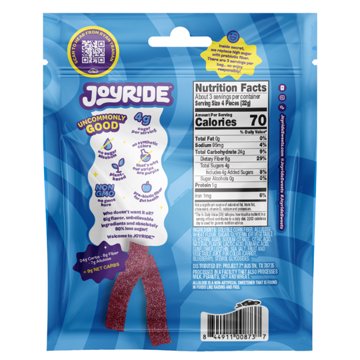 Joyride Sour Blue Raspberry Strips