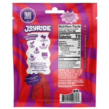 Joyride Sour Strawberry Strips