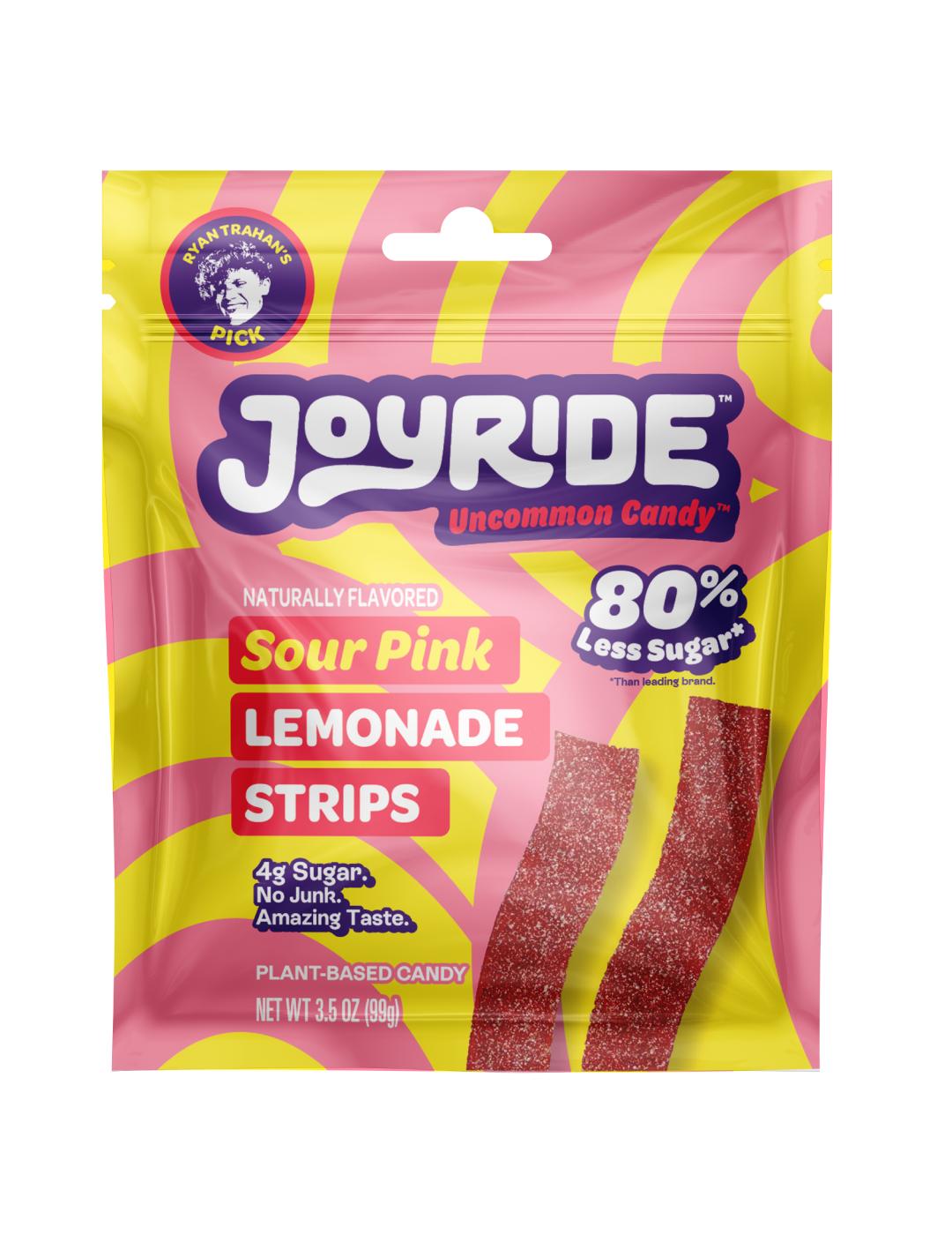 Joyride Sour Pink Lemonade Strips; image 1 of 2