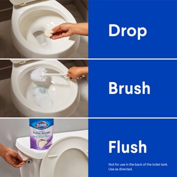 Clorox Foaming Toilet Bomb Bowl Cleaner - Lavender Clean, 5 ct