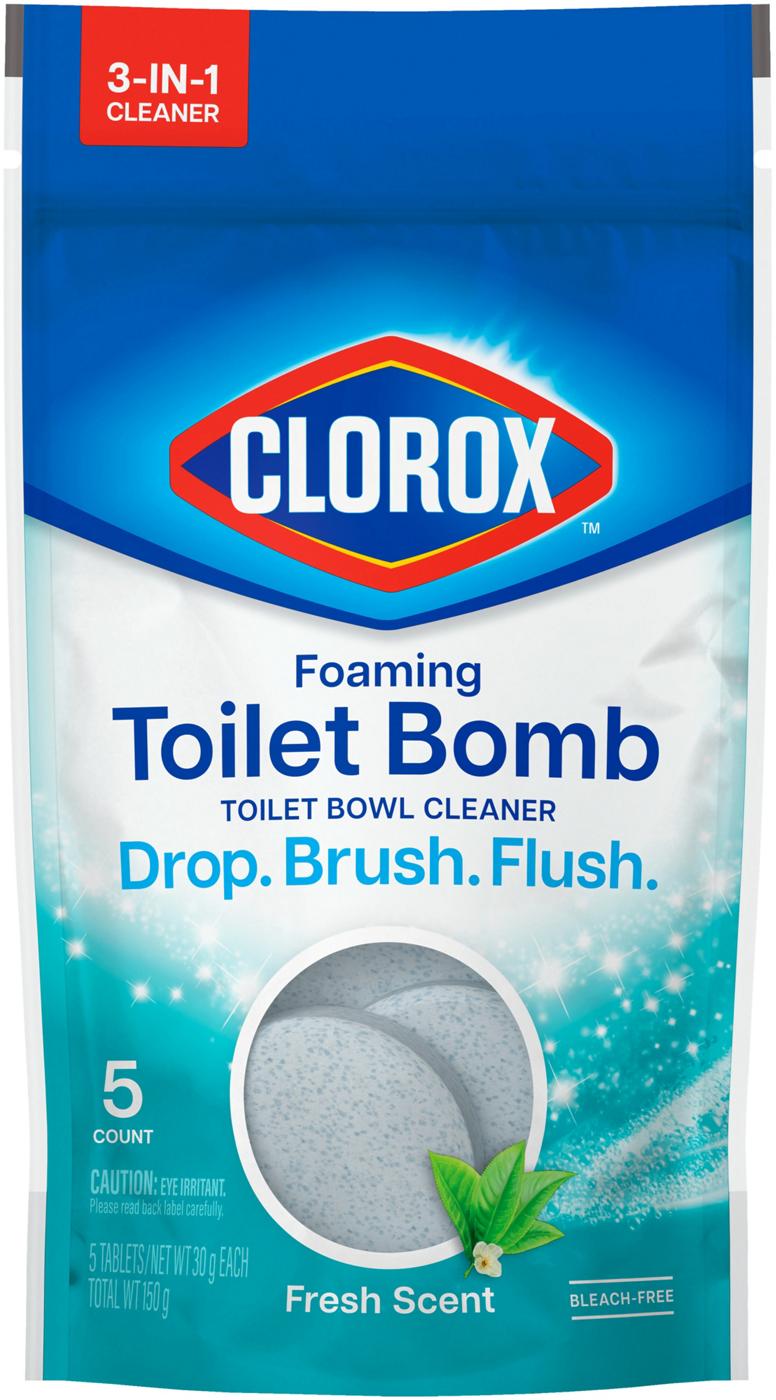 Clorox Foaming Bomb Toilet Bowl Cleaner - Fresh Scent; image 1 of 9