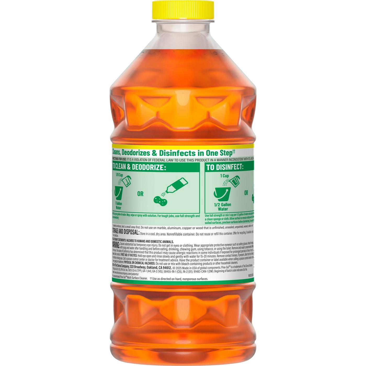 Pine-Sol Multi-Surface Cleaner Concentrated Original; image 2 of 2