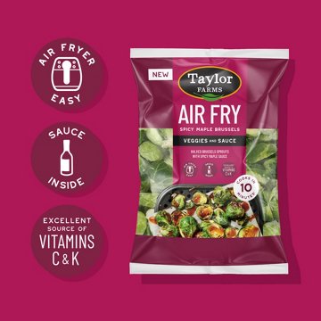 Taylor Farms Spicy Maple Brussels Air Fry Kit, 12 oz