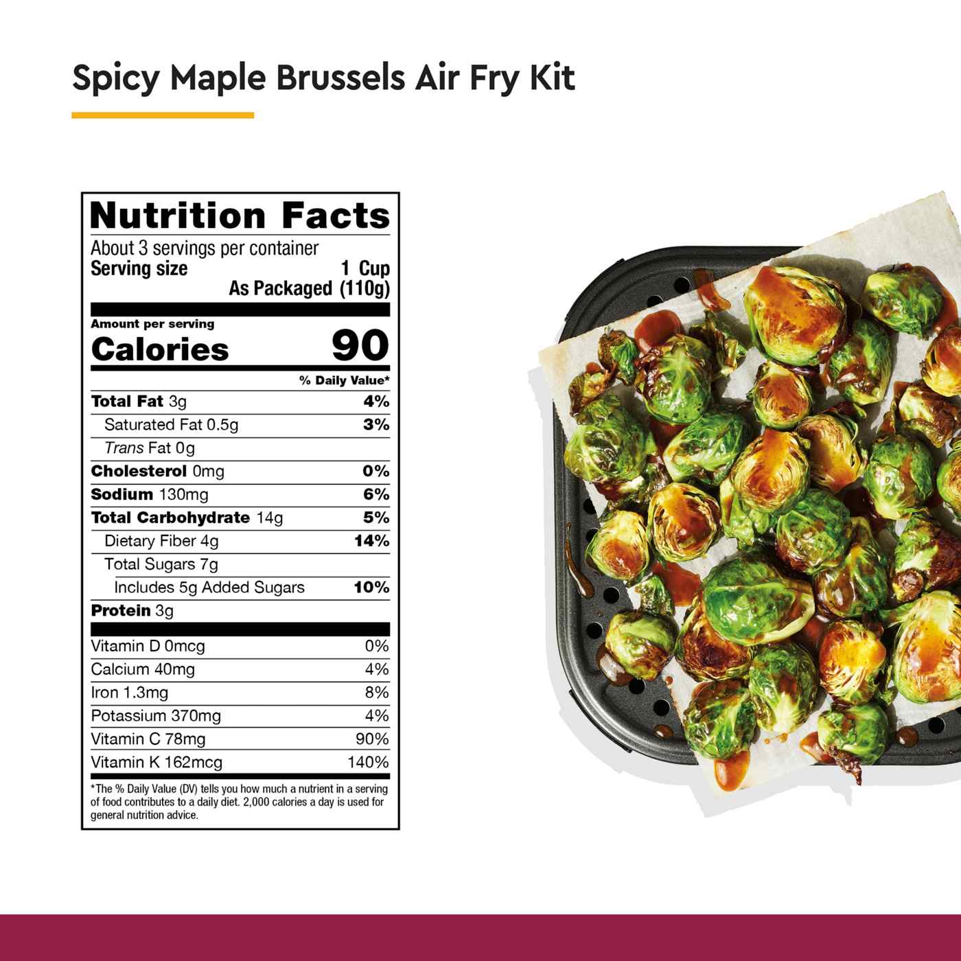 Taylor Farms Spicy Maple Brussels Air Fry Kit; image 4 of 5