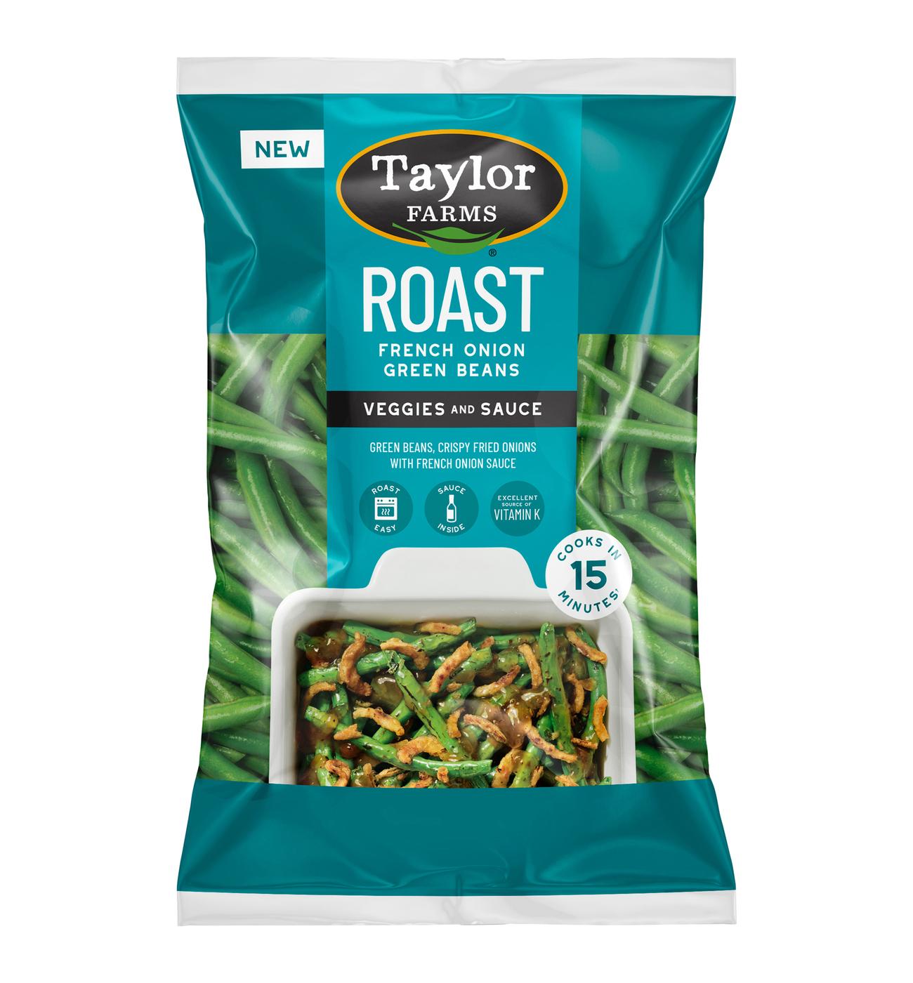 Taylor Farms French Onion Green Beans Roast Kit; image 1 of 2