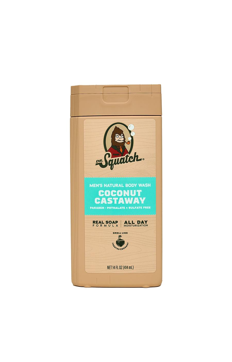 Dr Squatch Men's Natural Body Wash - Coconut Castaway; image 1 of 2