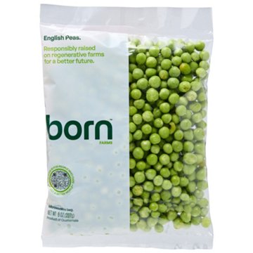 Born Farms Fresh English Peas, 8 oz