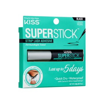 KISS 5 Day Stay Strip Waterproof Lash Adhesive - Black