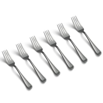 Cambridge Malibu Satin Salad Fork Set, 6 ct