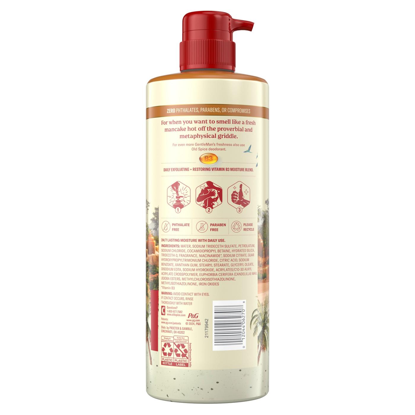 Old Spice Gentleman's Exfoliating Body Wash - Brown Sugar & Cocoa Butter; image 3 of 8