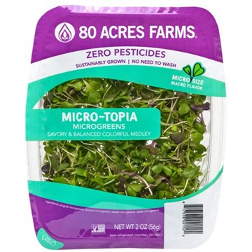 80 Acres Farms Micro-Topia Microgreens, 2 oz