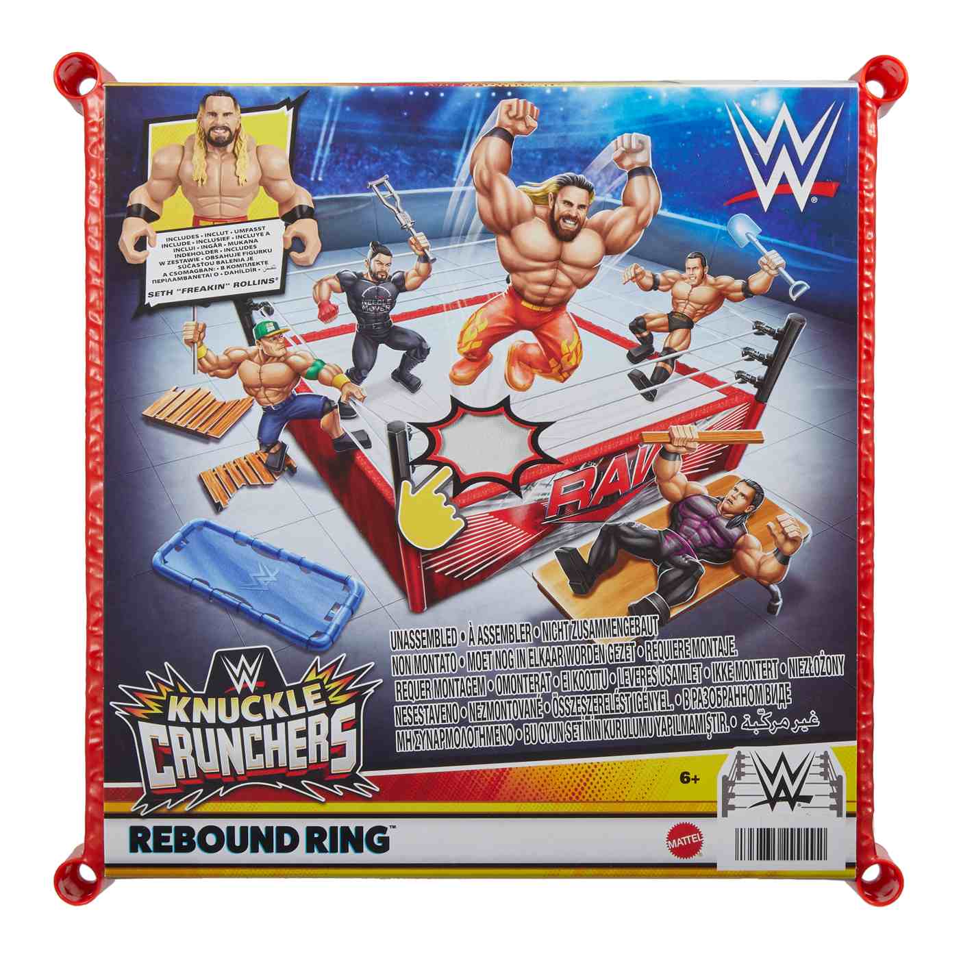 WWE Knuckle Crunchers Rebound Ring Playset - Shop Playsets
