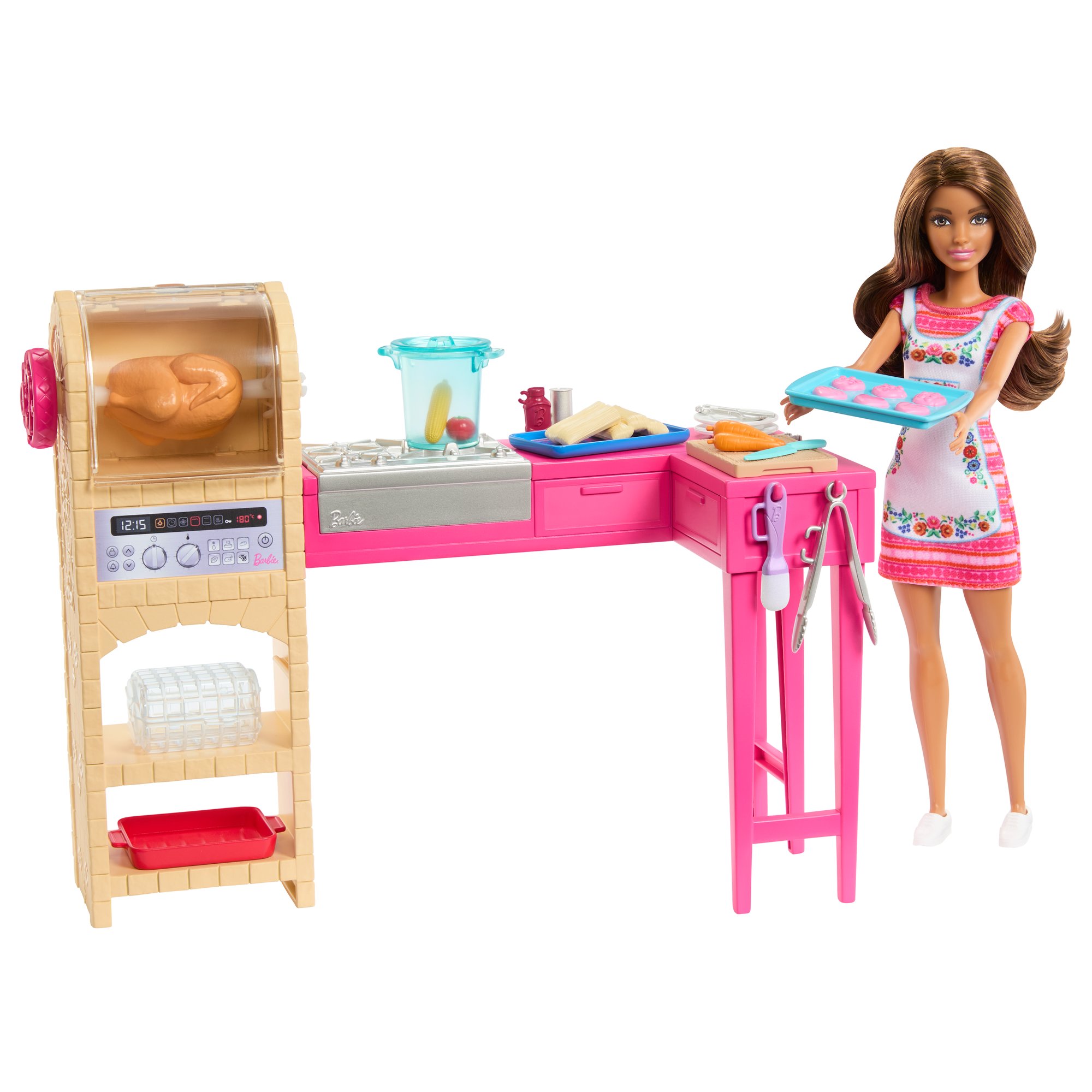 Barbie Teresa Cook & Create Kitchen Set - Shop Action figures & dolls ...