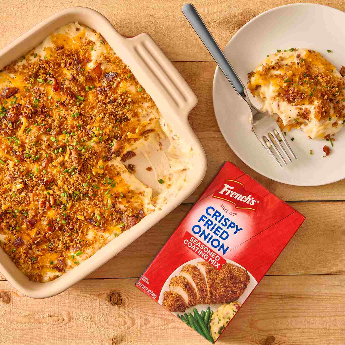 French's Crispy Fried Onion Seasoned Coating Mix; image 6 of 10