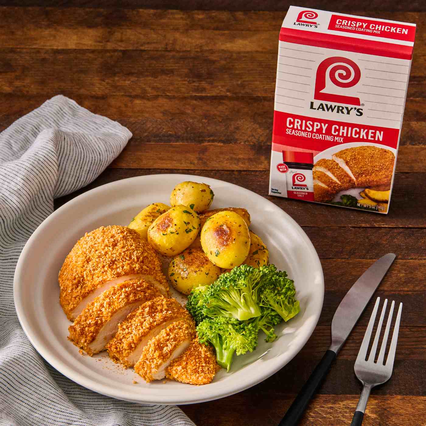 Lawry's Crispy Chicken Seasoned Coating Mix; image 9 of 10