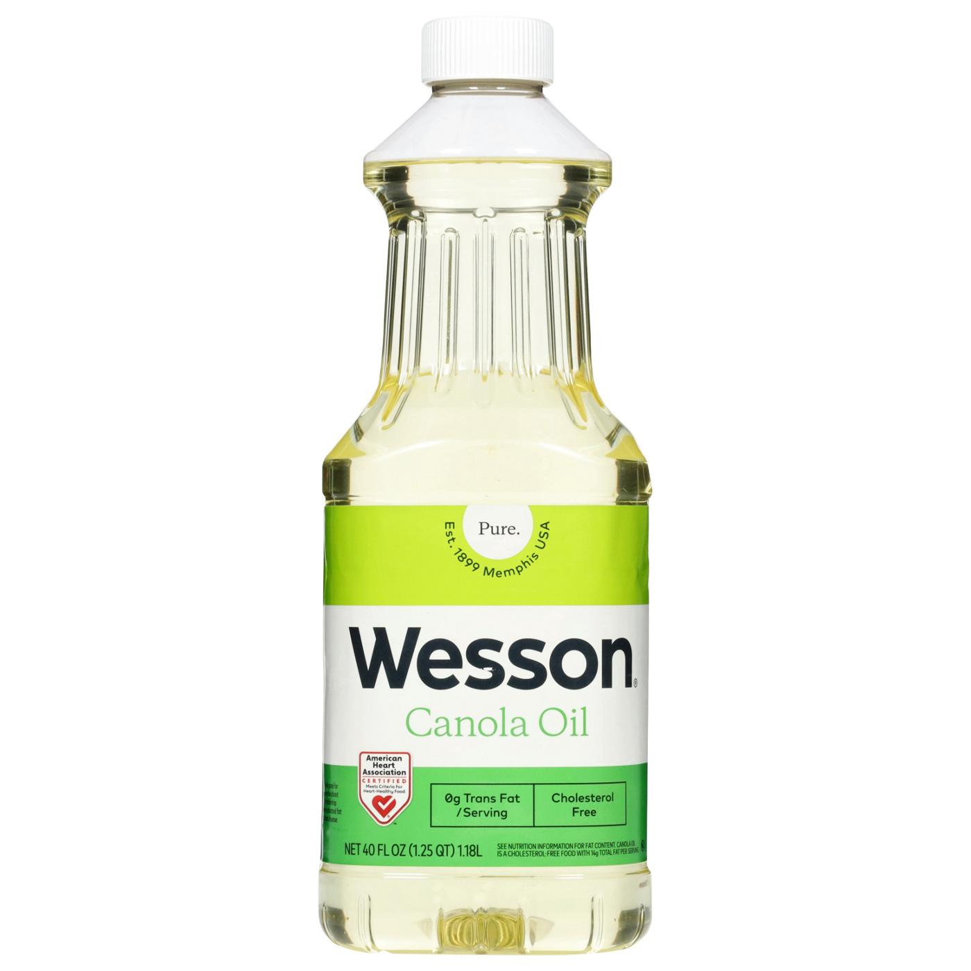 Wesson Canola Oil; image 1 of 2