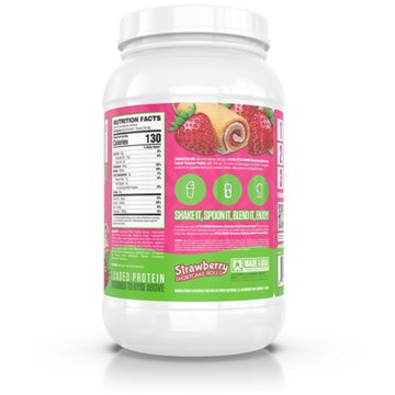 Ryse Loaded Whey 25g Protein Drink Mix - Strawberry Shortcake Rolls, 2 lbs