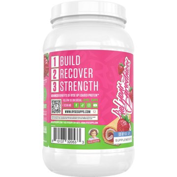 Ryse Loaded Whey 25g Protein Drink Mix - Strawberry Shortcake Rolls, 2 lbs