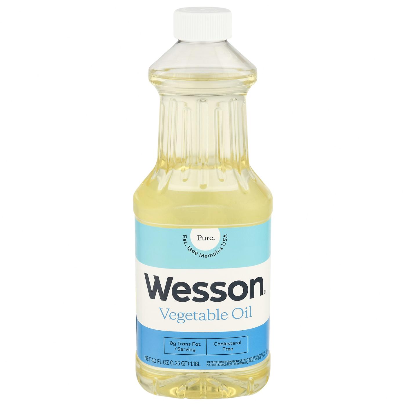 Wesson Vegetable Oil; image 1 of 2