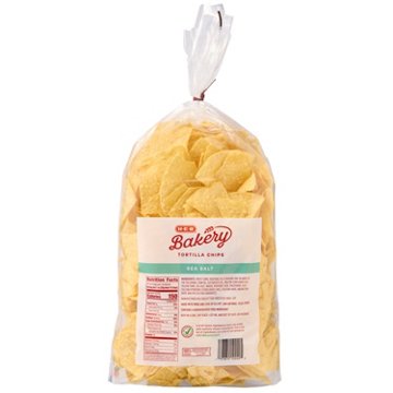 H-E-B Bakery Tortilla Chips - Sea Salt, 16 oz