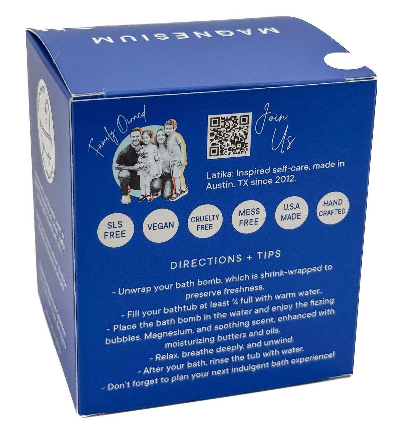 Latika Body Essentials Magnesium Bath Bomb; image 3 of 5