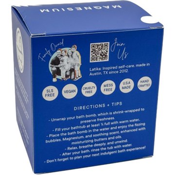 Latika Body Essentials Magnesium Bath Bomb, 4.5 oz