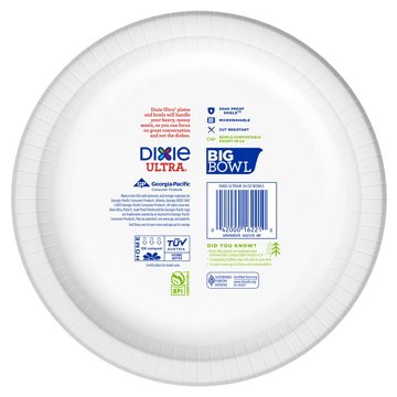 Dixie Ultra Compostable 34 oz Paper Bowls, 34 ct