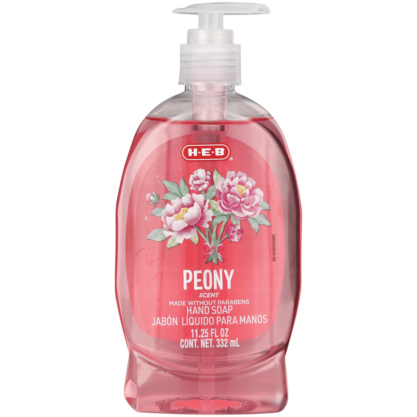 H-E-B Liquid Hand Soap - Peony; image 1 of 2