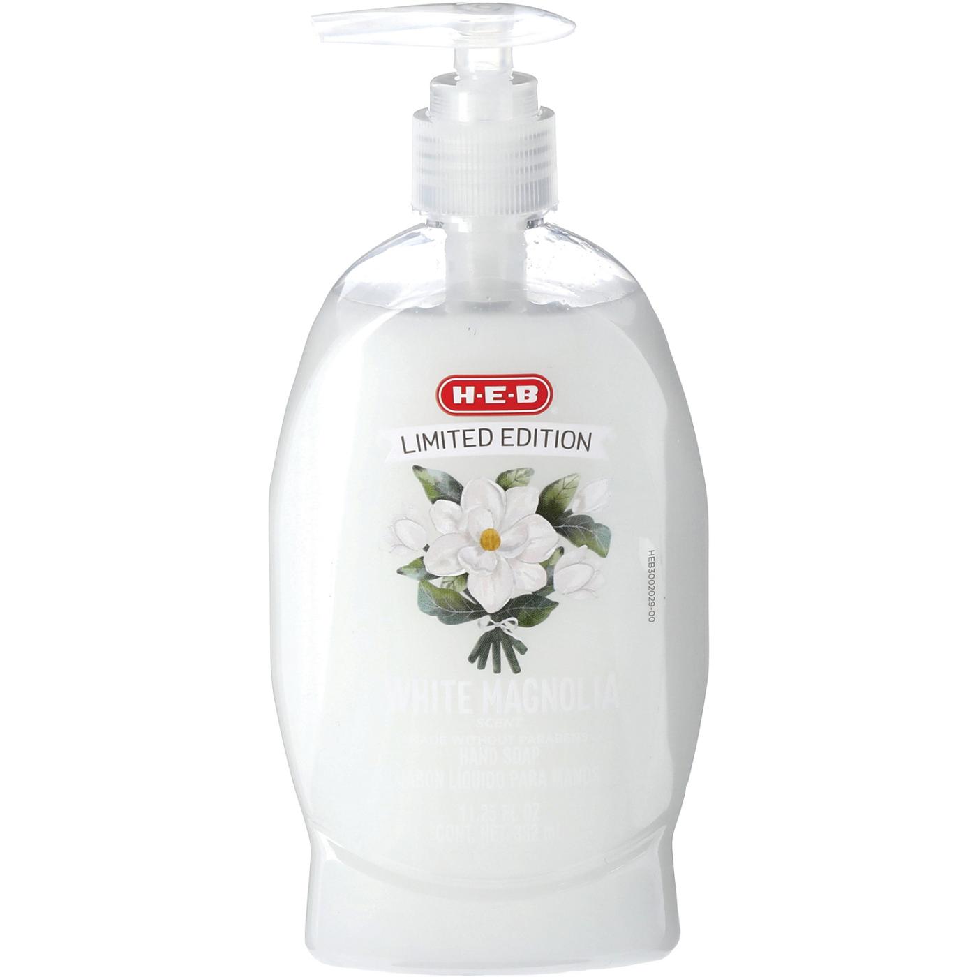 H-E-B Limited Edition Liquid Hand Soap - White Magnolia Scent; image 1 of 2