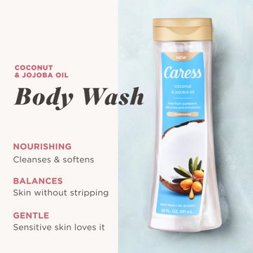 Caress Nourishing Body Wash - Coconut & Jojoba Oil