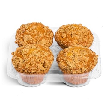 H-E-B Bakery Pumpkin Muffins, 4 ct