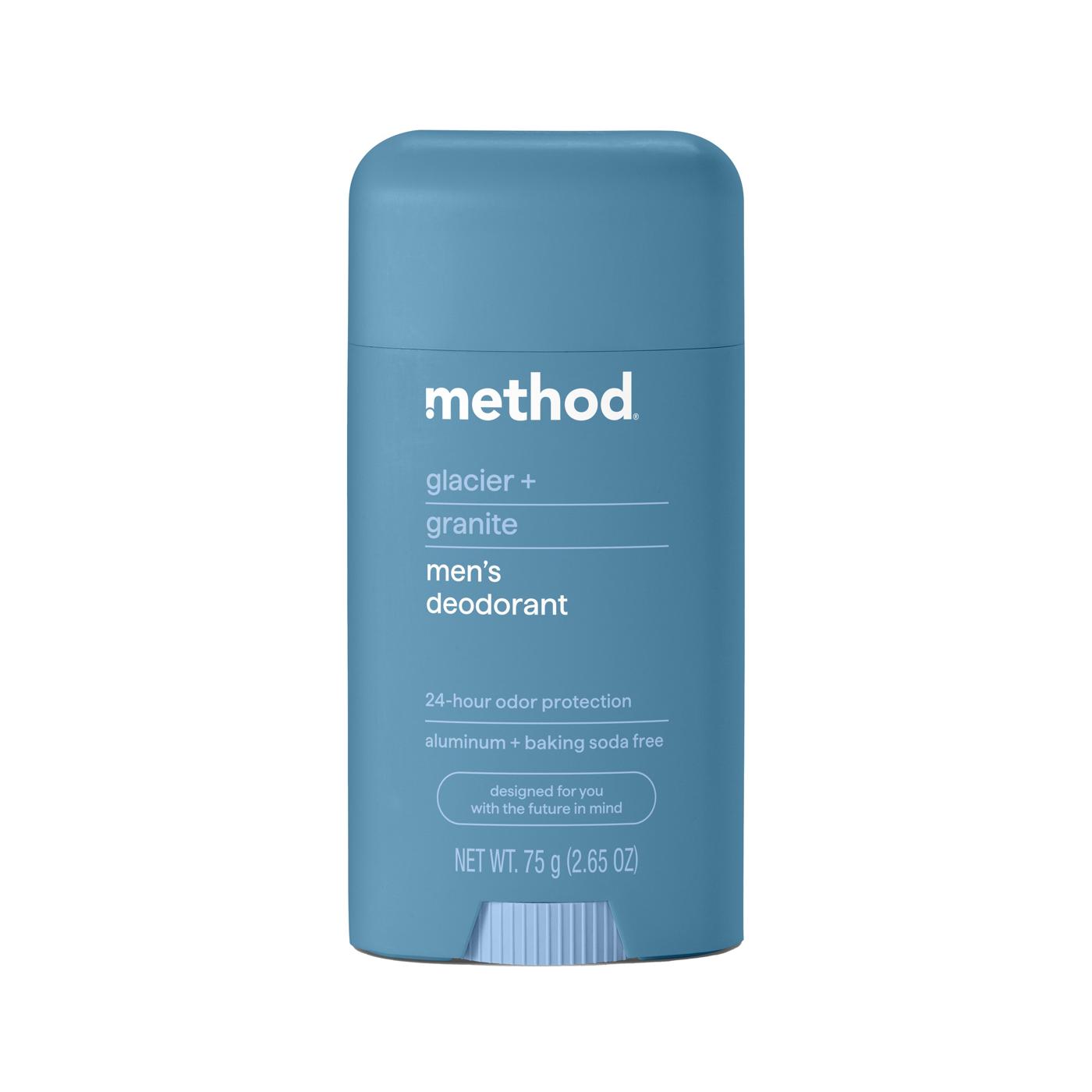 method Men's Aluminum Free Deodorant - Glacier + Granite; image 1 of 4