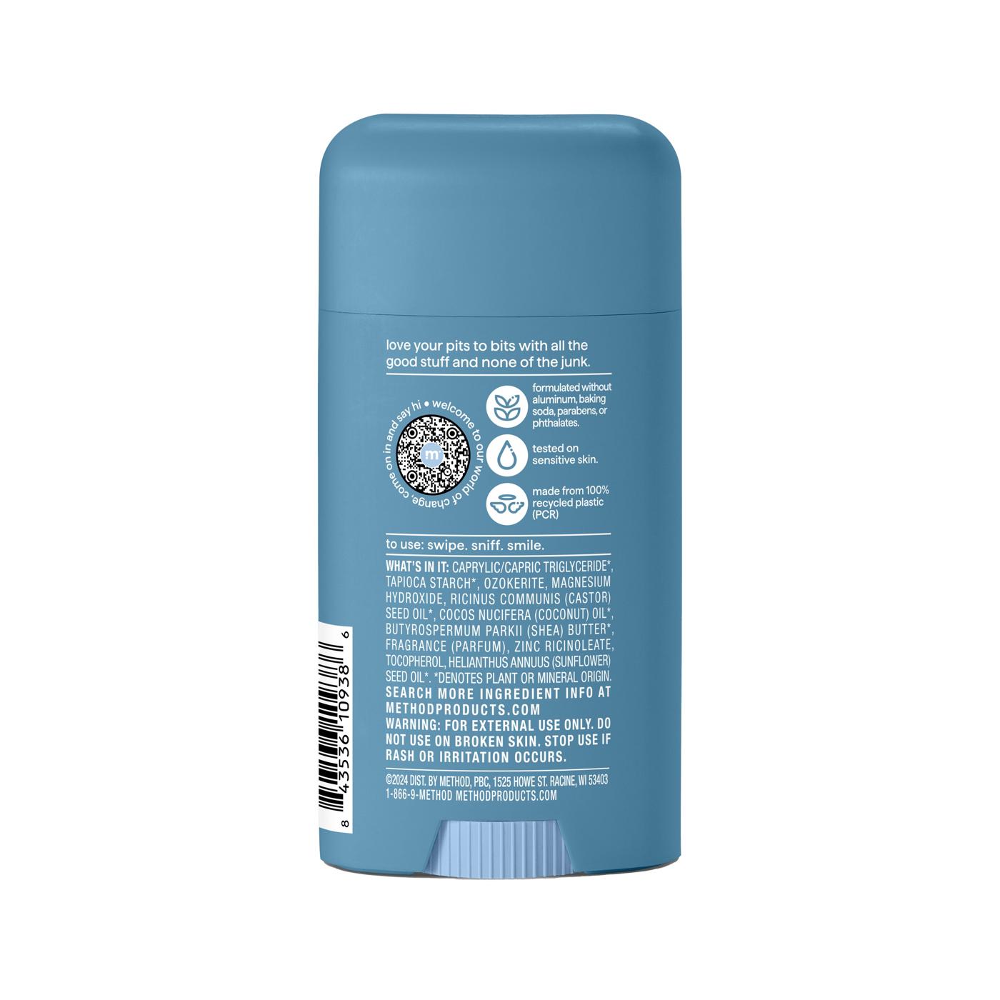 method Men's Aluminum Free Deodorant - Glacier + Granite; image 4 of 4