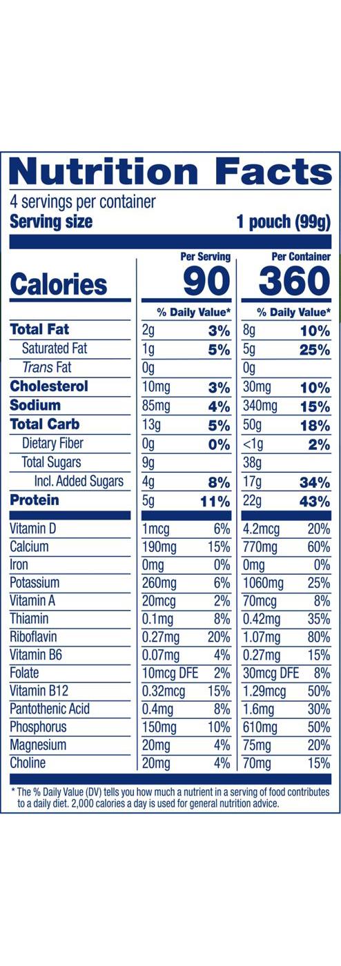 Stonyfield Organic Low Fat Yogurt Pouches - Strawberry Banana; image 2 of 2