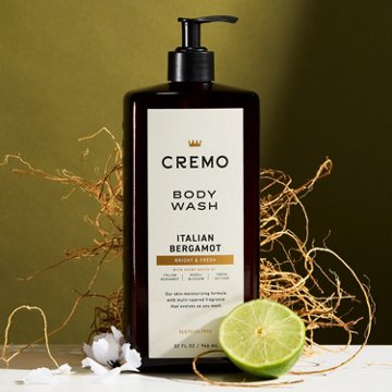 Cremo Body Wash - Italian Bergamot, 32 oz