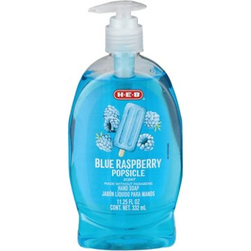 H-E-B Liquid Hand Soap - Blue Raspberry Popsicle Scent, 11.25 oz