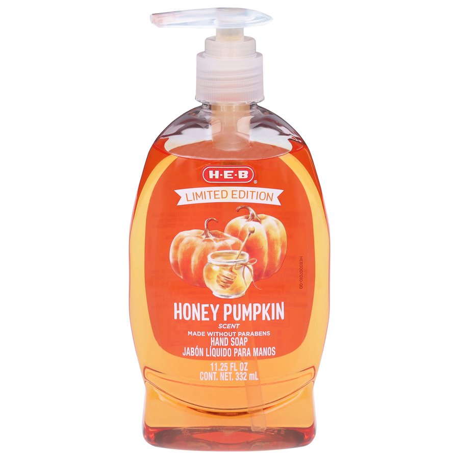 HEB Limited Edition Liquid Hand Soap - Honey Pumpkin - Shop Hand
