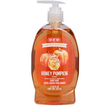 HEB Limited Edition Liquid Hand Soap - Honey Pumpkin