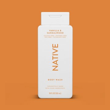 Native Bodywash - Vanilla & Sandalwood, Sulfate Free
