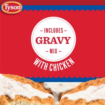 Tyson Frozen Homestyle Chicken Breasts with Gravy Mix