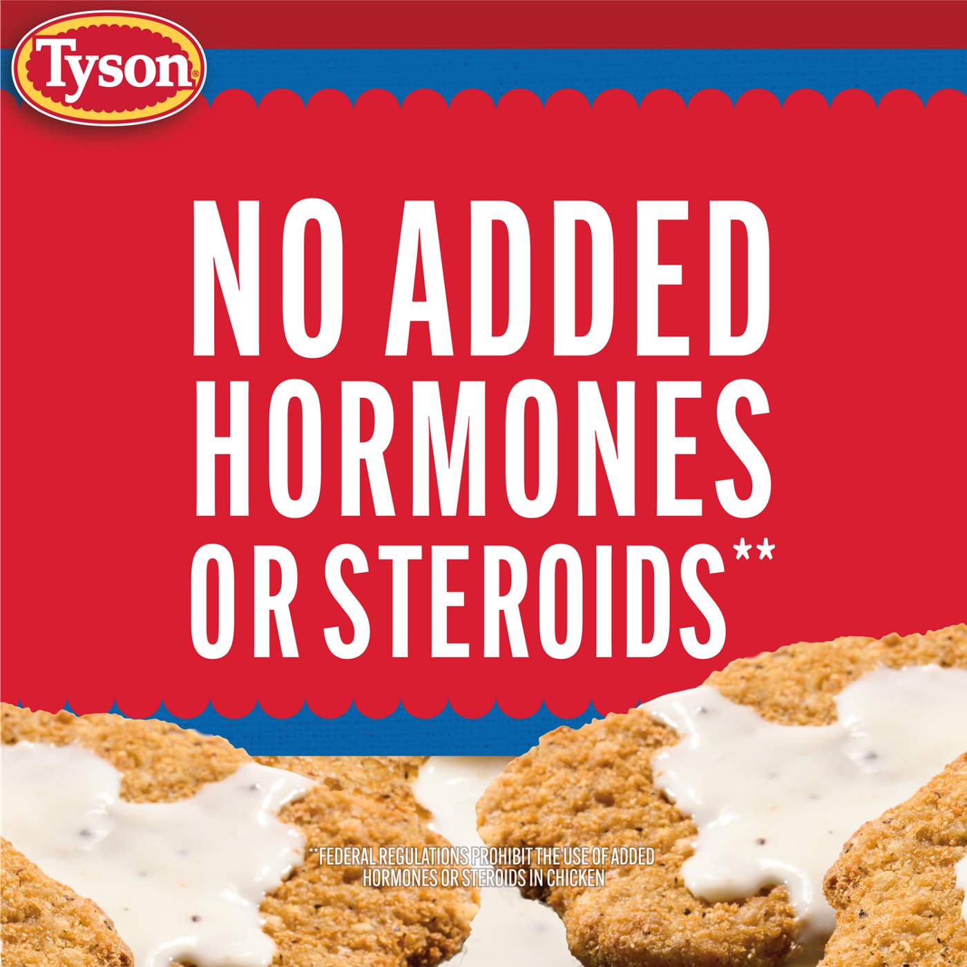 Tyson Frozen Country Fried Steaks with Gravy Mix; image 5 of 7