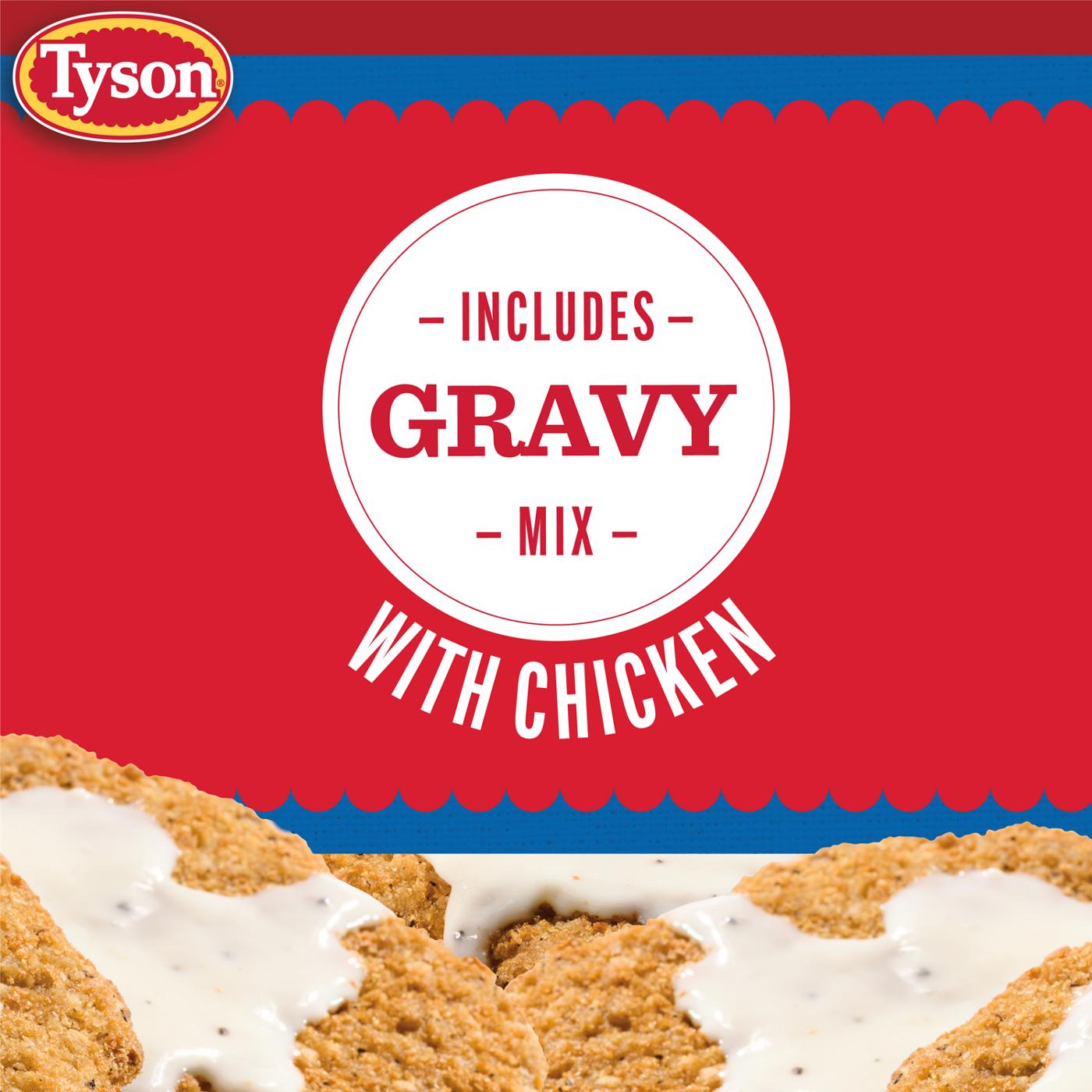 Tyson Frozen Country Fried Steaks with Gravy Mix; image 7 of 7