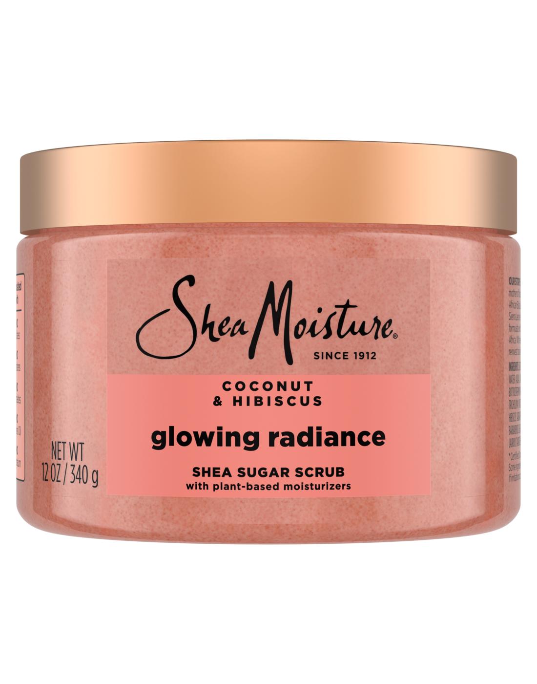SheaMoisture Coconut & Hibiscus Glow On Sugar Scrub; image 1 of 4