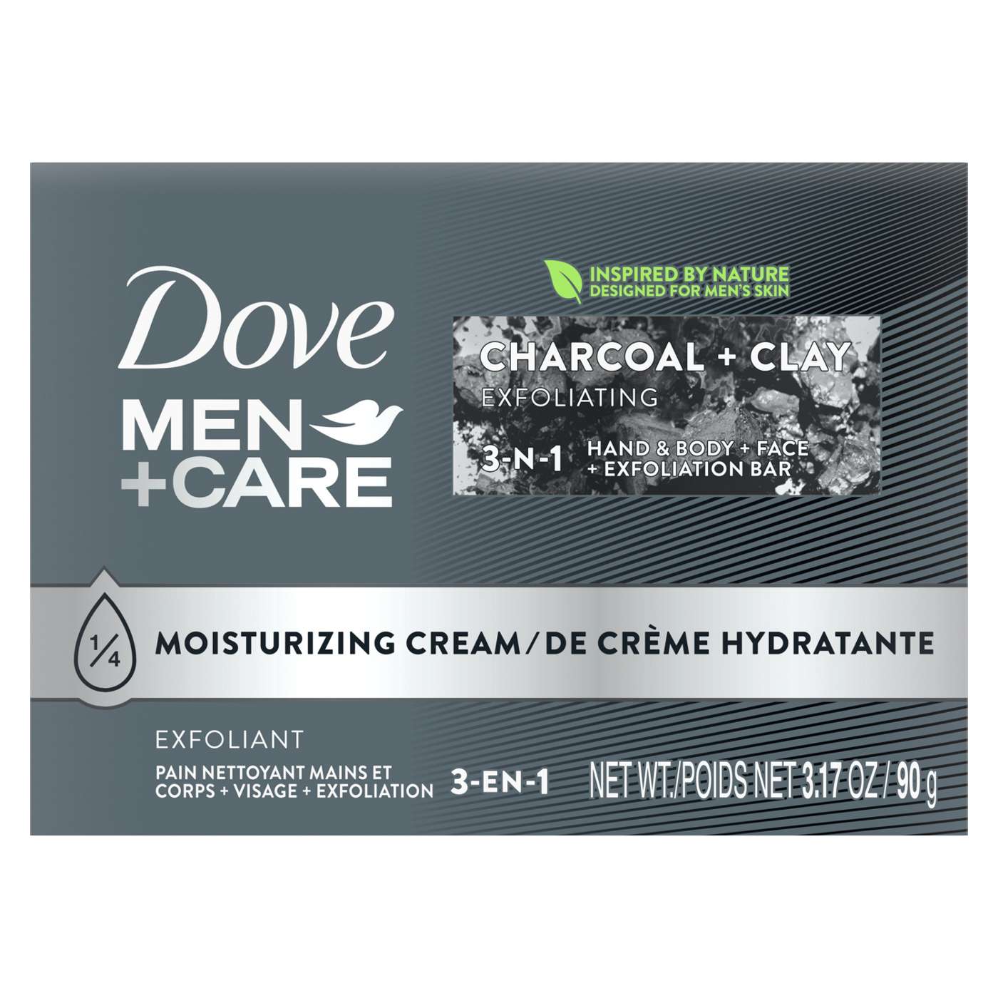 Dove Men+Care Elements Body and Face Bar Cleanser; image 1 of 6