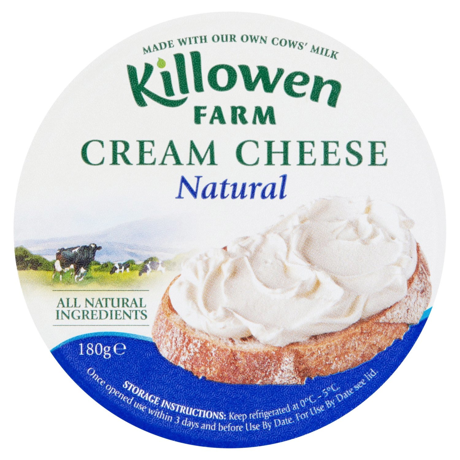 Killowen Farm Natural Cream Cheese, 6.35 oz | Central Market